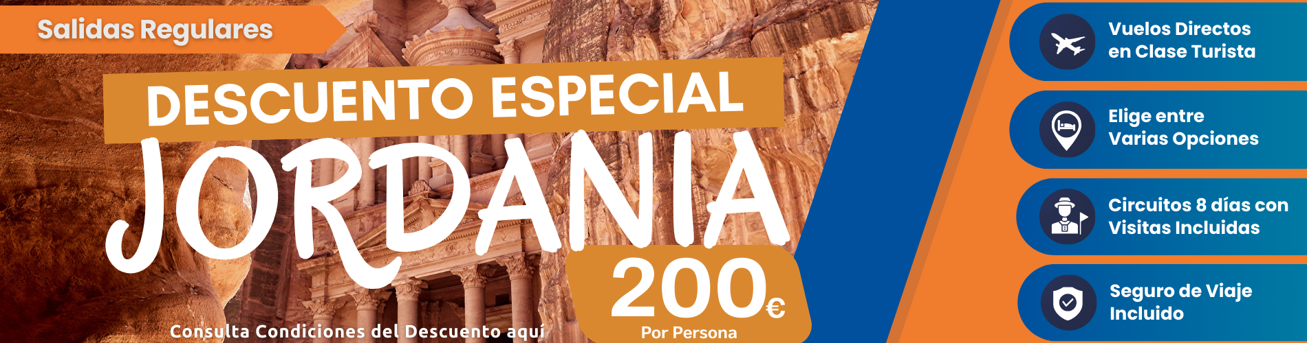 Descuento Especial Jordania