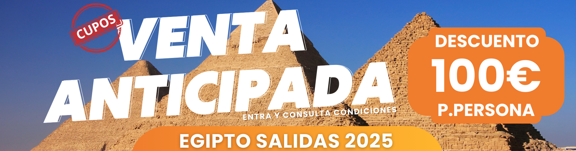 Egipto Venta Anticipada